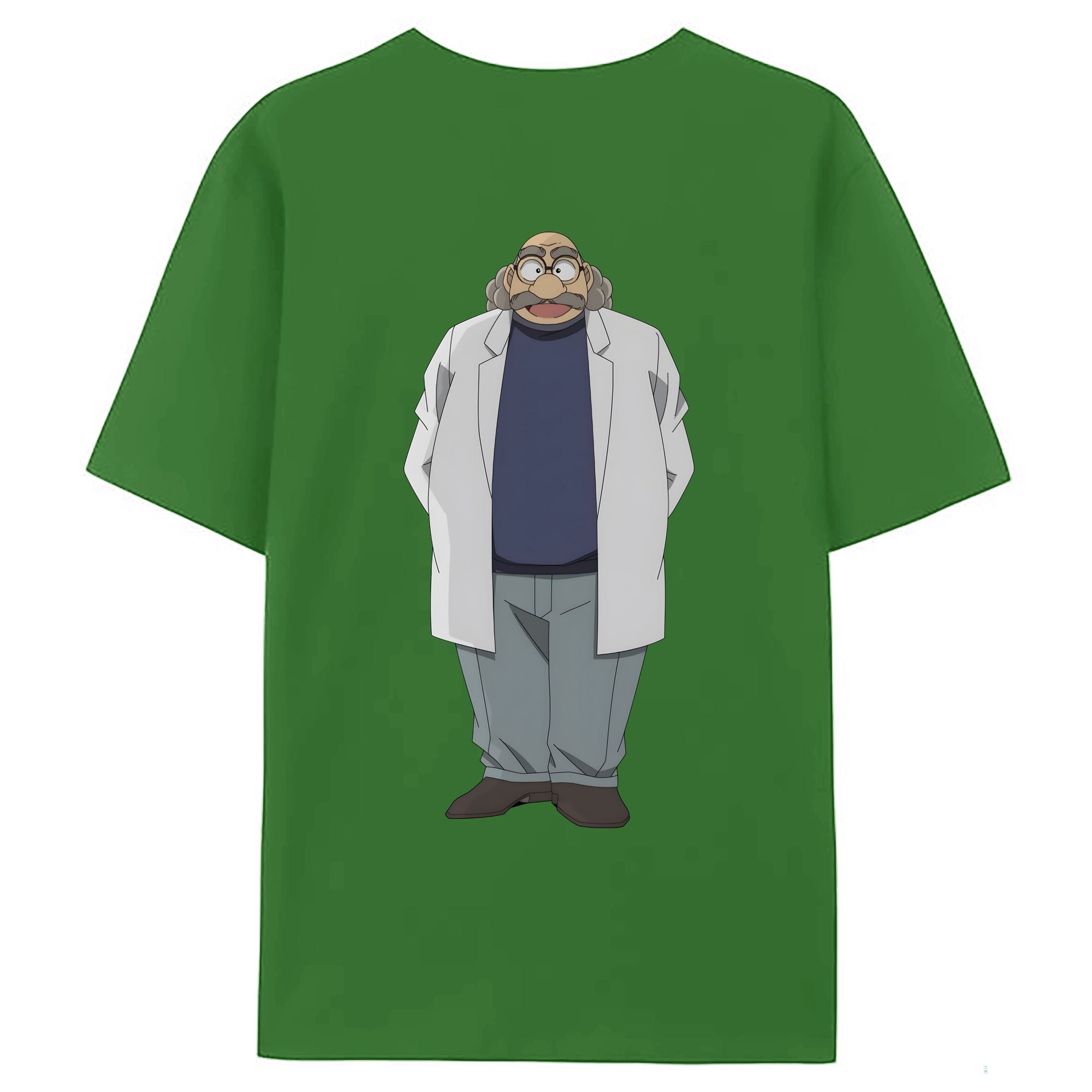 （画像用） 名探偵コナン あがさ ひろし Detective Conan Agasa Hiroshi レディース半袖Tシャツ(バックプリント)